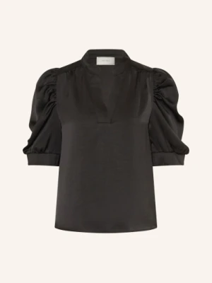 Neo Noir Bluzka Roella Z Satyny schwarz