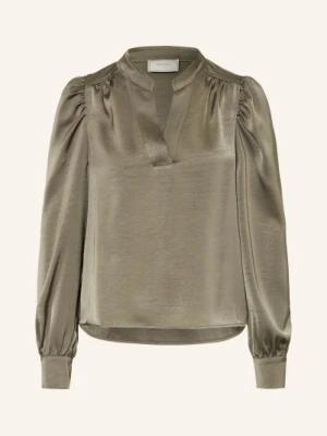 Neo Noir Bluzka Rosslyn Z Satyny gruen
