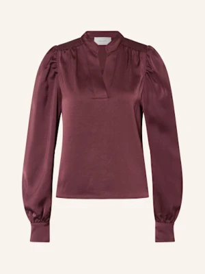 Neo Noir Bluzka Rosslyn Z Satyny rot
