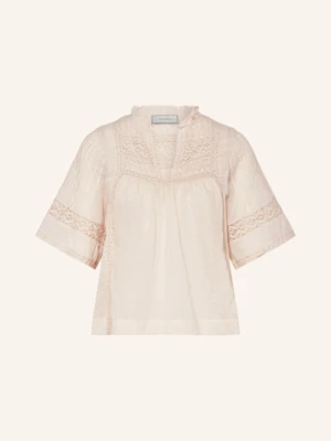 Neo Noir Bluzka Siama Z Koronką beige