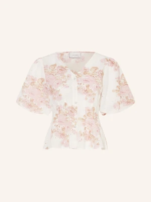 Neo Noir Bluzka Timra Z Dziurkowanej Koronki rosa