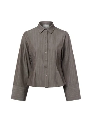 Neo Noir Damska bluzka koszulowa - różowy Kobiety Sztuczne włókno brązowy w paski,