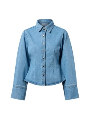 Neo Noir Dżinsowa bluzka damska - różowa D Kobiety Jeansy niebieski jednolity,