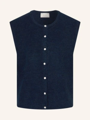 Neo Noir Kamizelka Z Dzianiny Everest blau