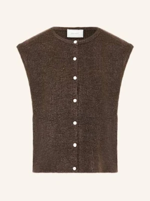 Neo Noir Kamizelka Z Dzianiny Everest braun