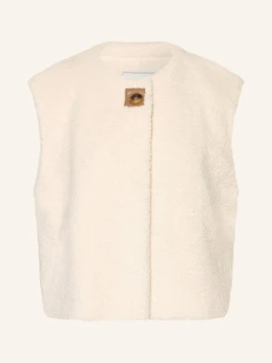 Neo Noir Kamizelka Z Pluszowego Materiału Anjanna beige