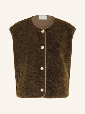 Neo Noir Kamizelka Z Pluszowego Materiału Mariko braun