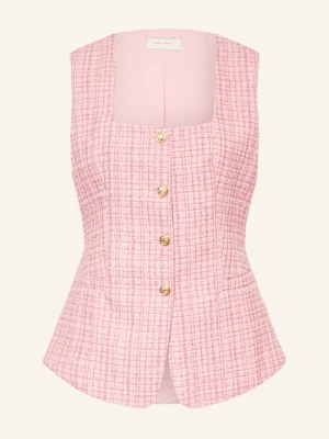 Neo Noir Kamizelka Z Tweedu Perni Z Błyszczącą Przędzą pink
