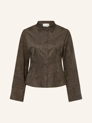 Neo Noir Koszula Rosa Z Imitacji Skóry braun