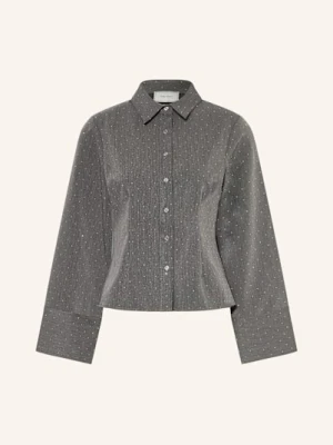 Neo Noir Koszula Rosa Z Ozdobnymi Kamykami grau