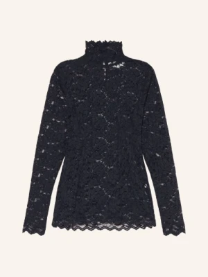 Neo Noir Koszulka Z Długim Rękawem Liza Z Koronki blau