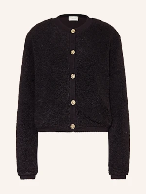 Neo Noir Kurtka Pluszowa schwarz