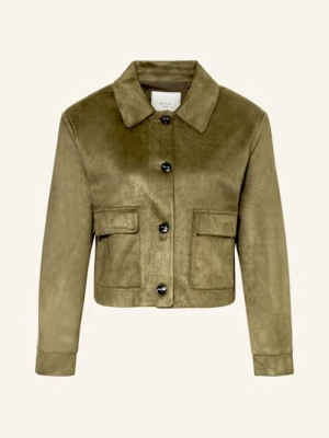 Neo Noir Kurtka Skórzana Romana gruen