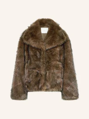 Neo Noir Kurtka Stephanie Ze Sztucznego Futra braun