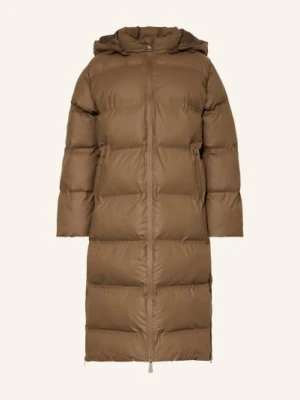 Neo Noir Płaszcz Pikowany Viviana Z Odpinanym Kapturem beige