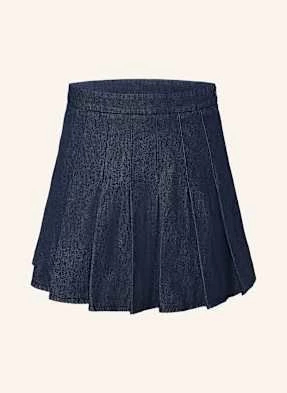 Neo Noir Plisowana Spódnica Laurina W Stylu Jeansowym blau