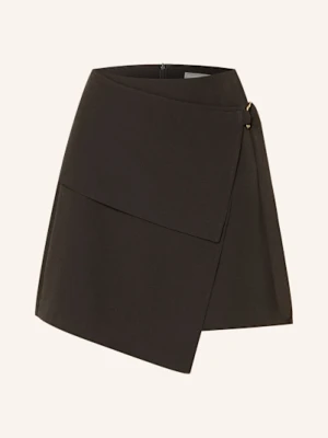 Neo Noir Spódnica Bonnie W Stylu Kopertowym schwarz