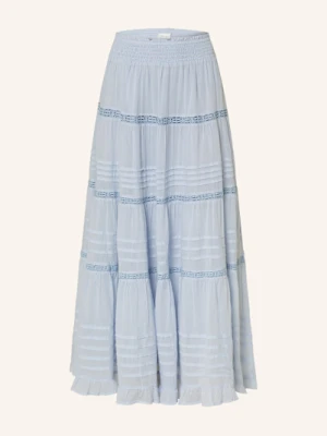 Neo Noir Spódnica Felicia Z Dziurkowaną Koronką blau