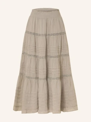 Neo Noir Spódnica Felicia Z Dziurkowaną Koronką gruen