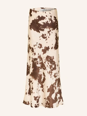 Neo Noir Spódnica Satynowa Viso braun