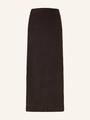 Neo Noir Spódnica Z Dzianiny Hynne braun