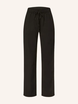 Neo Noir Spodnie Marlena Sonar Z Lnem schwarz