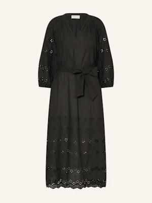 Neo Noir Sukienka Colette Z Dziurkowaną Koronką schwarz