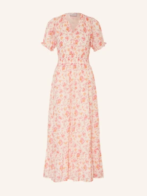 Neo Noir Sukienka Kanza Z Falbankami rosa