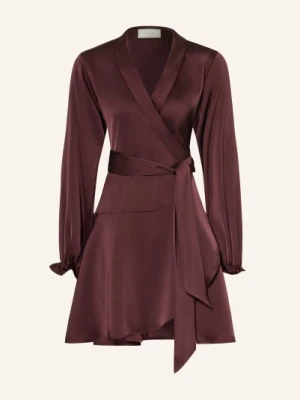 Neo Noir Sukienka Kopertowa Colbie Z Satyny rot