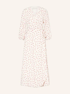 Neo Noir Sukienka Kopertowa Malinga Z Rękawem 3/4 weiss