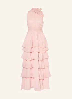 Neo Noir Sukienka Marli Z Falbankami rosa