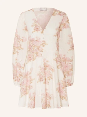 Neo Noir Sukienka Milly Z Dziurkowanej Koronki rosa