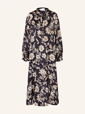 Neo Noir Sukienka Satynowa Layli schwarz