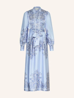 Neo Noir Sukienka Satynowa Nova blau