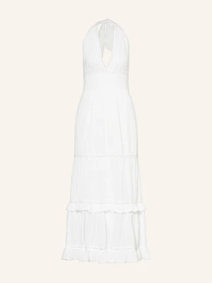 Neo Noir Sukienka Terese Z Falbankami weiss