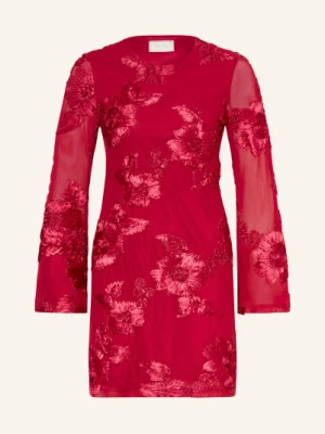Neo Noir Sukienka Z Siateczki Dirina rot