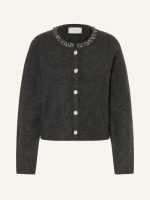 Neo Noir Sweter Marie Z Kamieniami Ozdobnymi grau