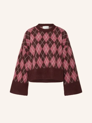 Neo Noir Sweter rot czarny