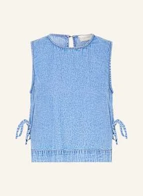 Neo Noir Top Jeansowy Svetlana blau