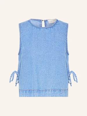 Neo Noir Top Jeansowy Svetlana blau