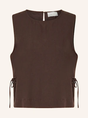 Neo Noir Top Svetlana Z Lnem braun