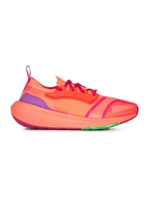 Neonowe Pomarańczowe Sneakersy z Wierzchnią Warstwą Primeknit Adidas by Stella McCartney