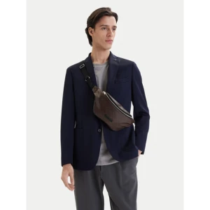 Nerka Calvin Klein Emblem Aop Coated Waistbag LV04D3135G Brązowy