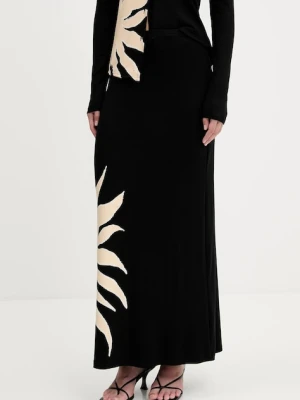Never Fully Dressed spódnica kolor czarny maxi prosta NFDSK690