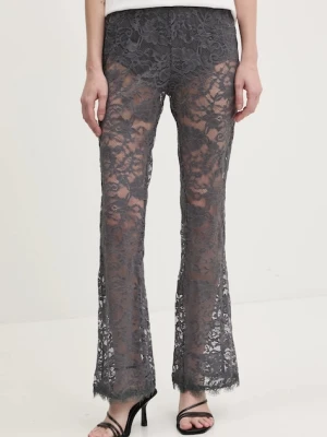 Never Fully Dressed spodnie Charcoal Lace