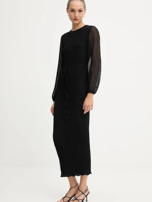 Never Fully Dressed sukienka kolor czarny maxi prosta NFDDR2980