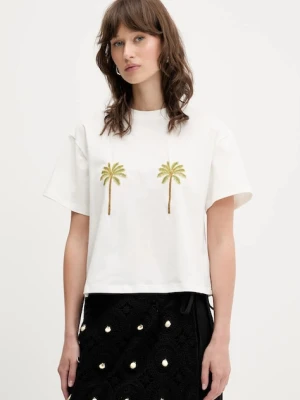 Zdjęcie produktu Never Fully Dressed t-shirt damski kolor biały NFDTO1726
