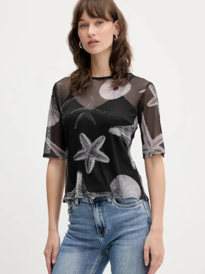 Zdjęcie produktu Never Fully Dressed t-shirt damski kolor czarny NFDTO1757