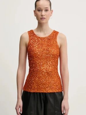 Never Fully Dressed top Rust Sequin
