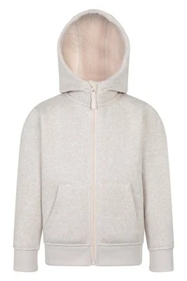 Nevis dziecięca bluza z kapturem i futrzanym ociepleniem - Beige Mountain Warehouse